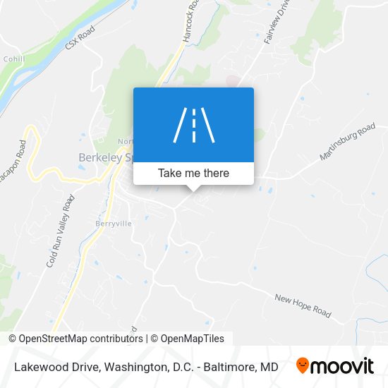 Lakewood Drive map