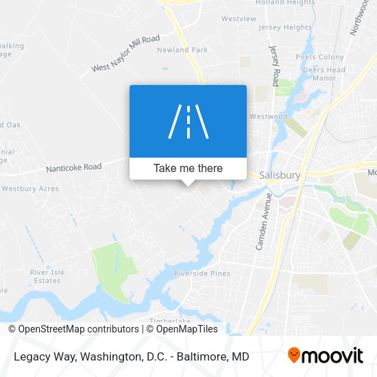 Legacy Way map