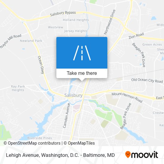 Lehigh Avenue map