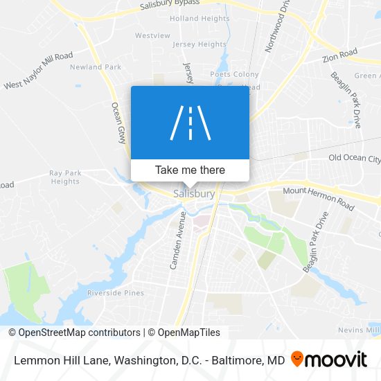 Lemmon Hill Lane map