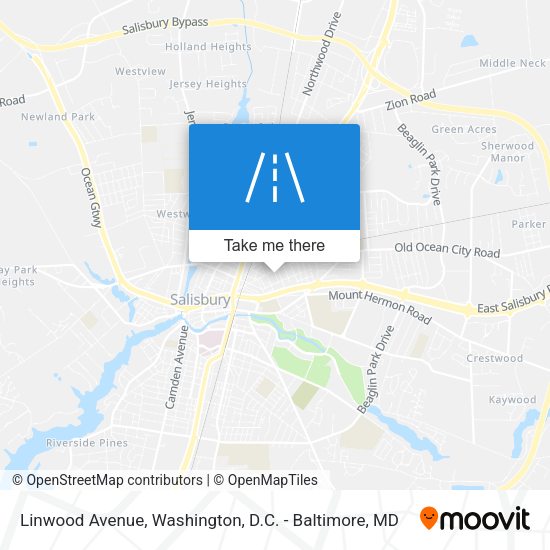 Linwood Avenue map