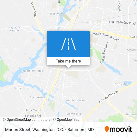 Marion Street map