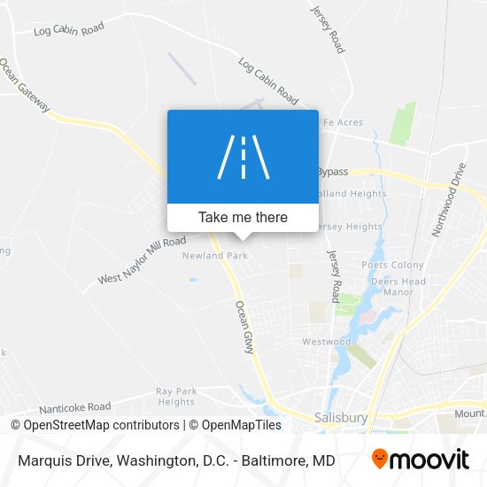 Marquis Drive map