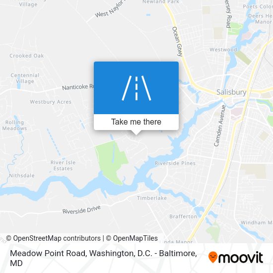 Meadow Point Road map