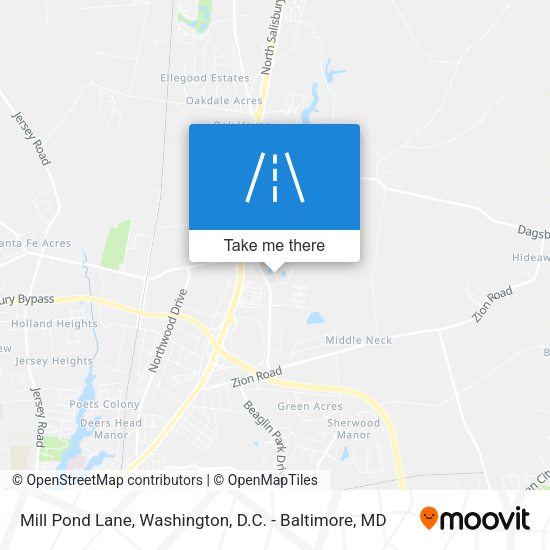 Mill Pond Lane map