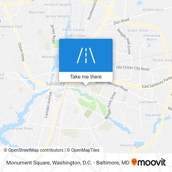 Monument Square map