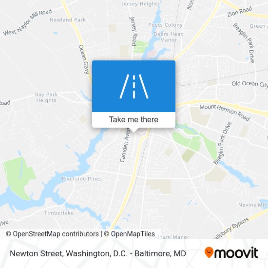 Mapa de Newton Street