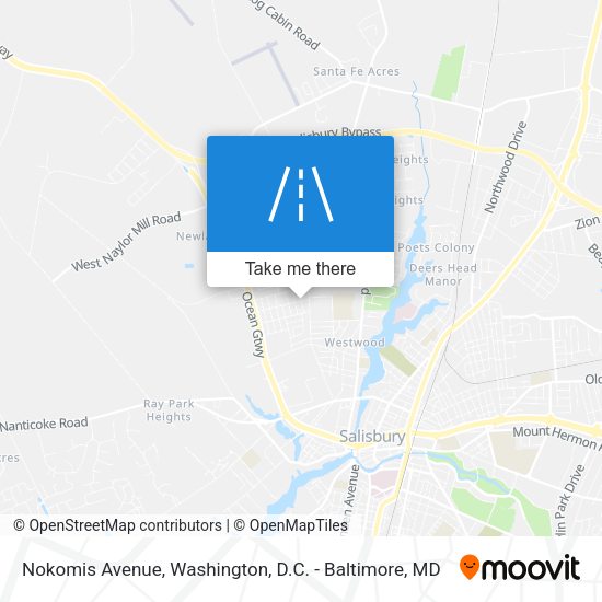 Nokomis Avenue map