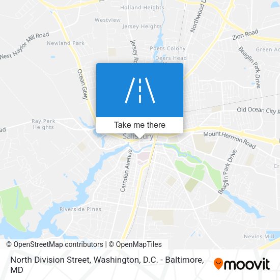 North Division Street map