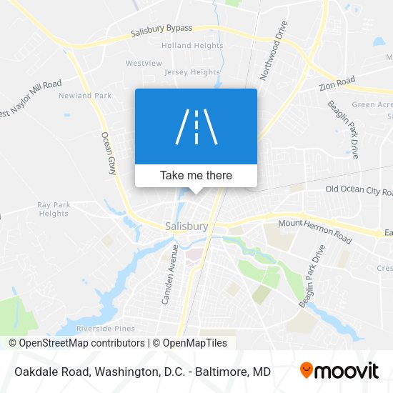 Oakdale Road map
