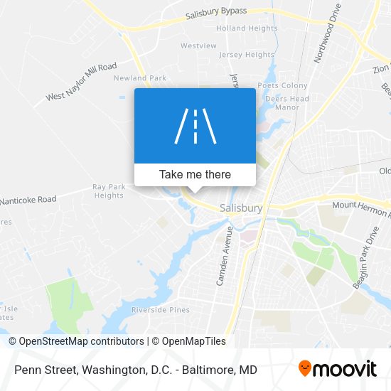 Penn Street map