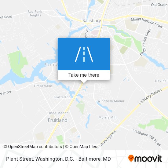 Plant Street map