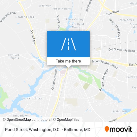 Pond Street map