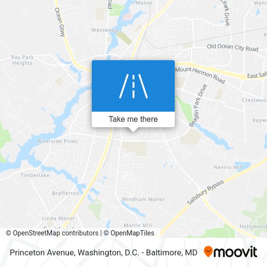 Mapa de Princeton Avenue