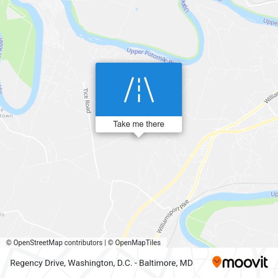 Regency Drive map