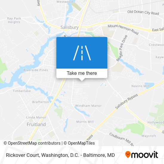 Rickover Court map