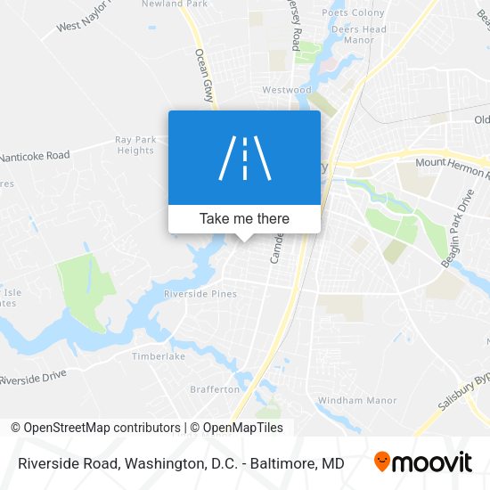 Riverside Road map