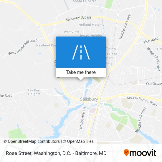 Rose Street map