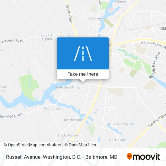 Mapa de Russell Avenue