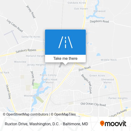 Mapa de Ruxton Drive
