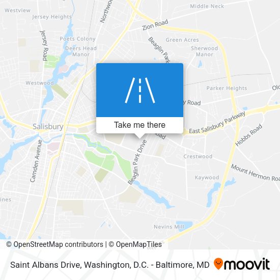 Mapa de Saint Albans Drive