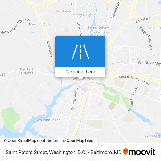 Saint Peters Street map