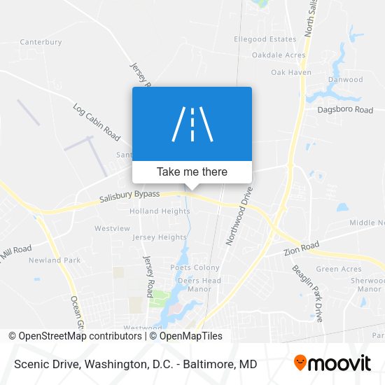 Scenic Drive map