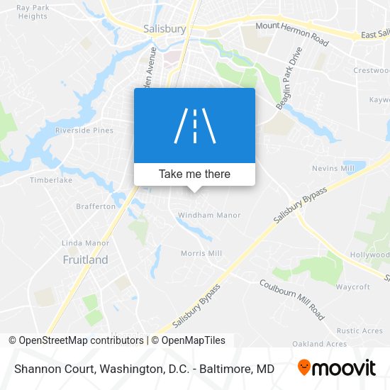 Shannon Court map