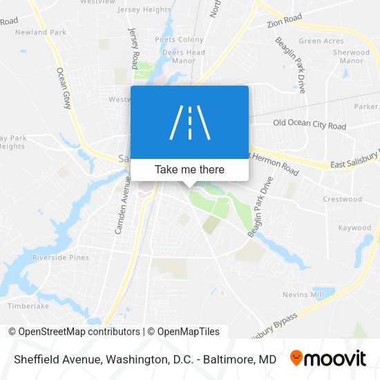 Sheffield Avenue map