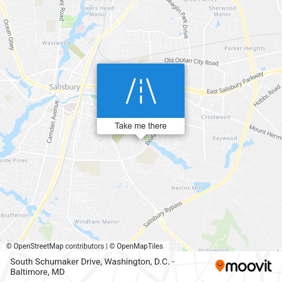 Mapa de South Schumaker Drive