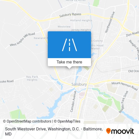 Mapa de South Westover Drive