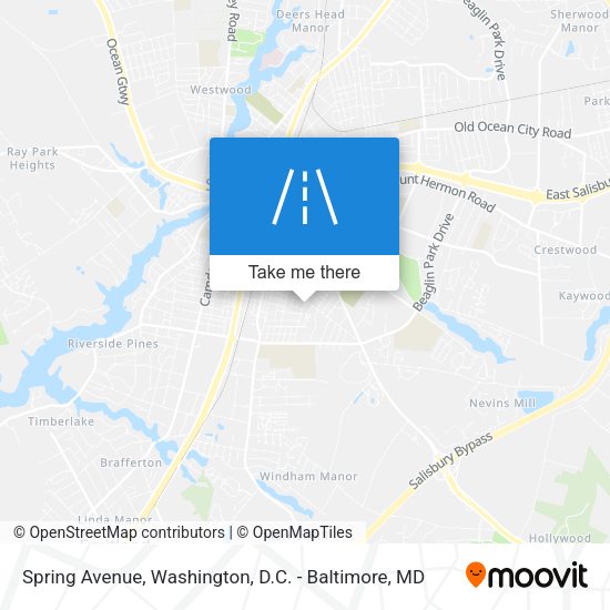 Spring Avenue map