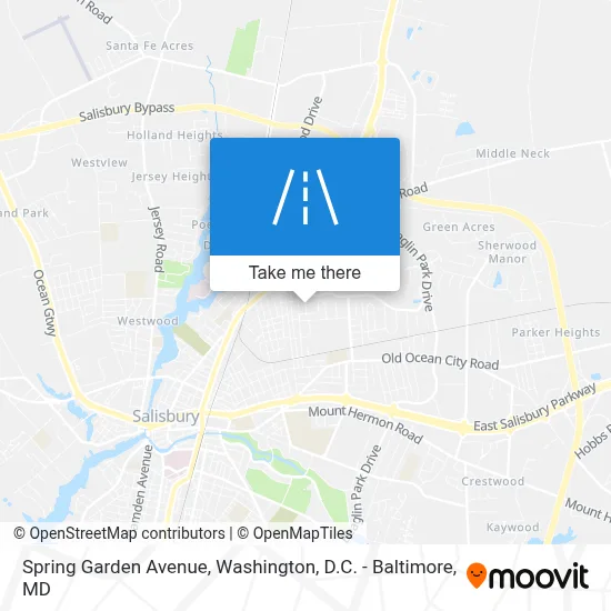 Spring Garden Avenue map
