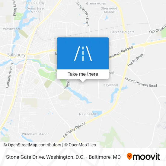 Stone Gate Drive map