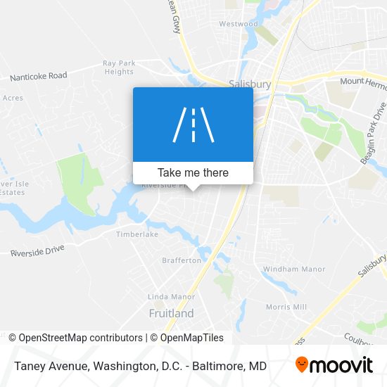 Taney Avenue map