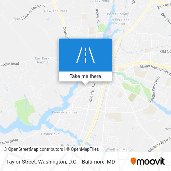 Taylor Street map