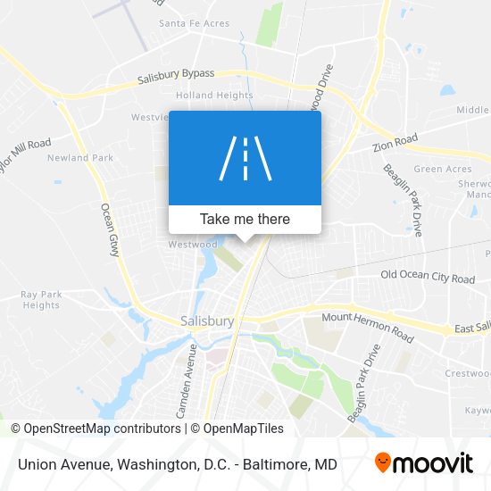 Mapa de Union Avenue