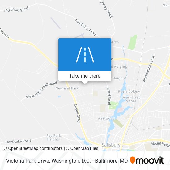 Victoria Park Drive map