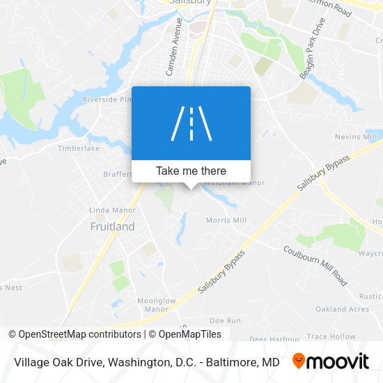 Village Oak Drive map