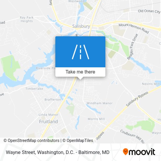 Mapa de Wayne Street