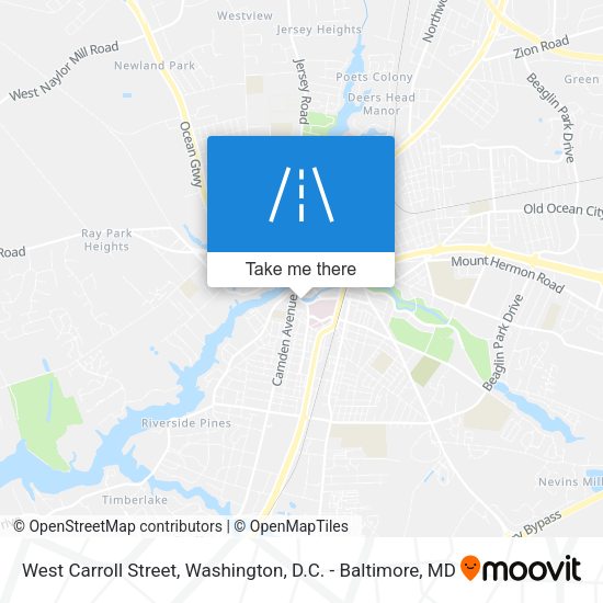 West Carroll Street map