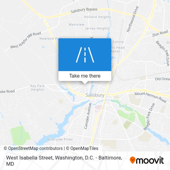 Mapa de West Isabella Street