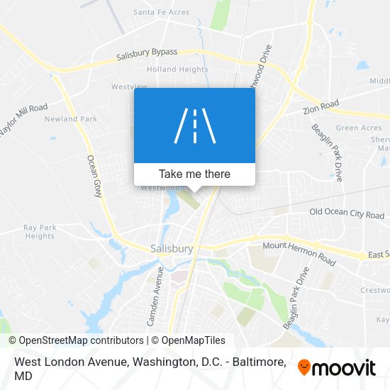 West London Avenue map