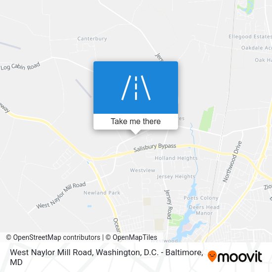 West Naylor Mill Road map