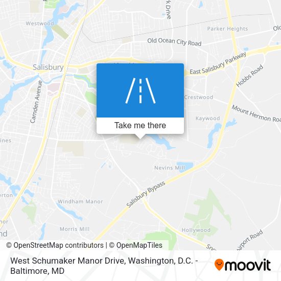 West Schumaker Manor Drive map