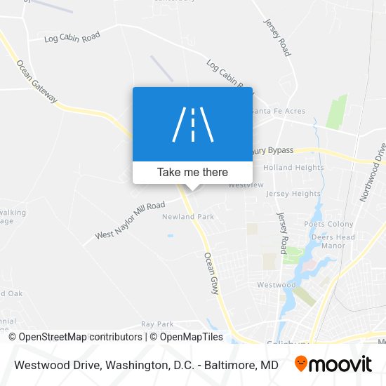 Westwood Drive map