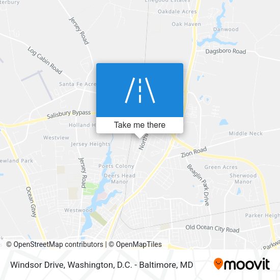 Mapa de Windsor Drive