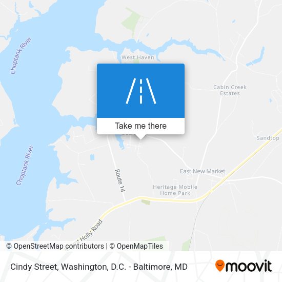 Cindy Street map