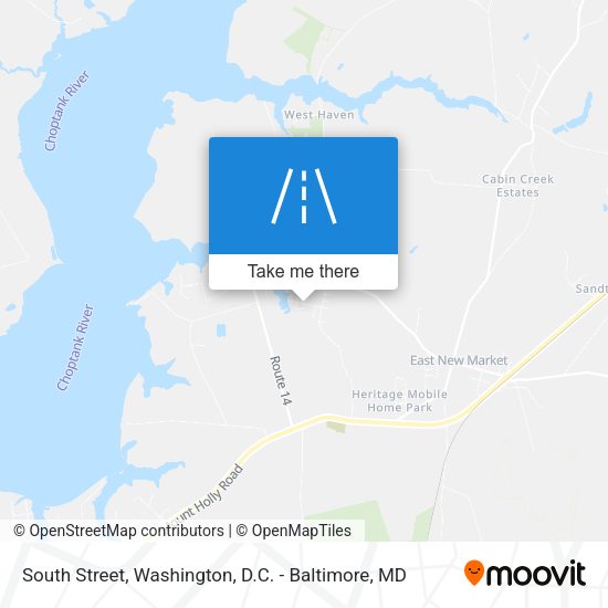 South Street map