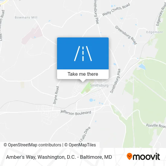 Amber's Way map
